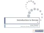 Introduction to Scrum - slide 1