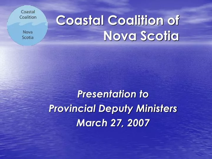 coastal coalition of nova scotia