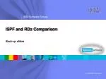 ISPF and RDz Comparison - slide 1