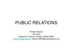 PUBLIC RELATIONS - slide 1