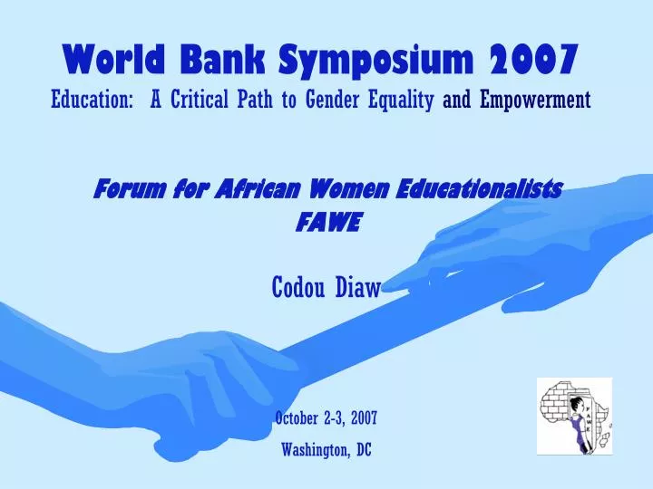 world bank symposium 2007 education a critical path to gender equality and empowerment