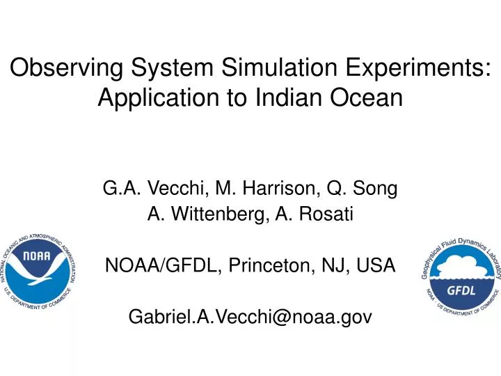 observing system simulation experiments application to indian ocean