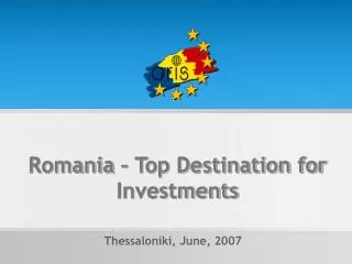 Romania – Top Destination for Investments