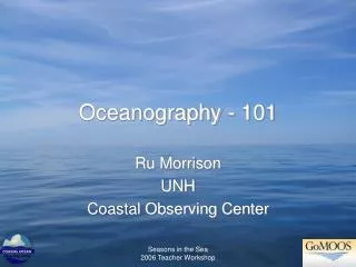 Oceanography - 101