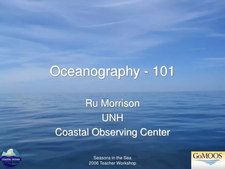 oceanography 101