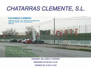 chatarras clemente s l