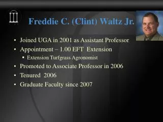 Freddie C. (Clint) Waltz Jr.
