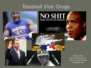 Baseball Vice: Drugs