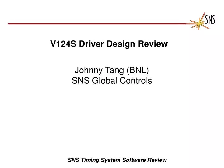v124s driver design review