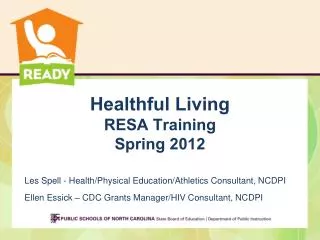 Healthful Living RESA Training Spring 2012