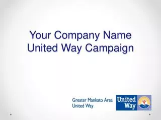 Your Company Name United Way Campaign