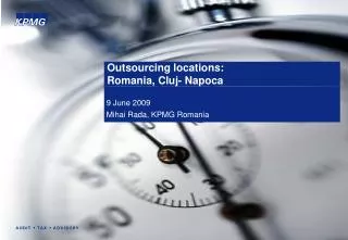 Outsourcing locations: Romania, Cluj- Napoca