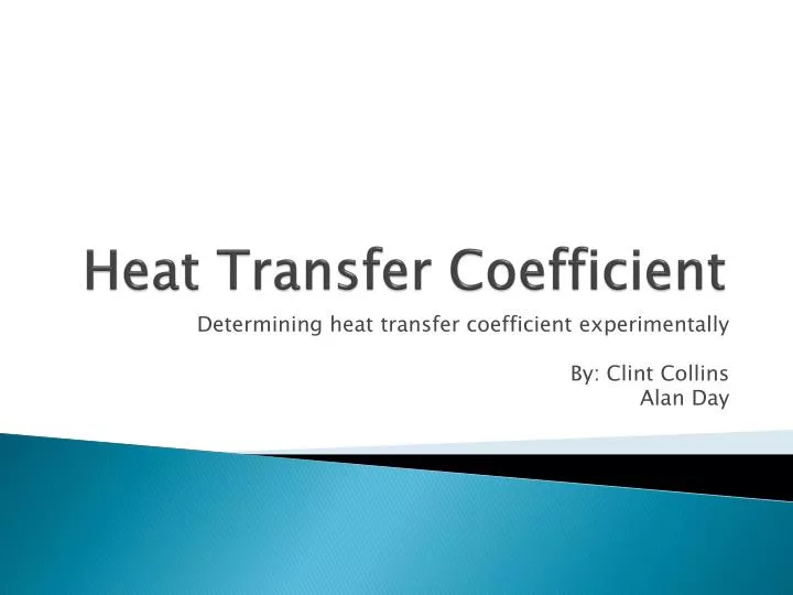 heat transfer coefficient