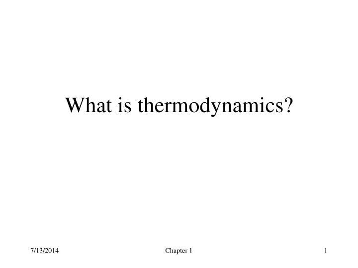 what is thermodynamics