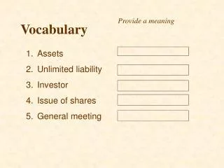 vocabulary