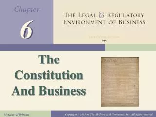 The Constitution And Business