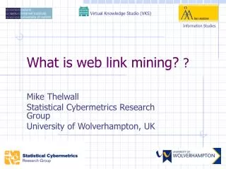 What is web link mining? ?