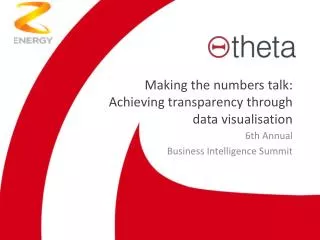 Making the numbers talk: Achieving transparency through data visualisation