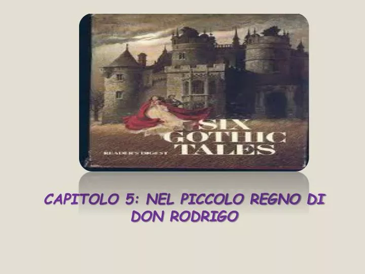 capitolo 5 nel piccolo regno di don rodrigo