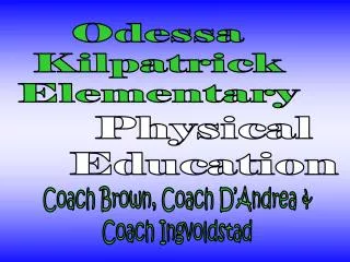 Odessa Kilpatrick Elementary