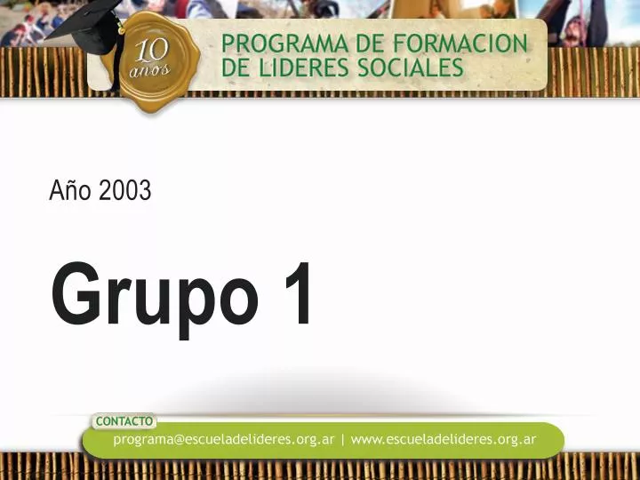 a o 2003 grupo 1