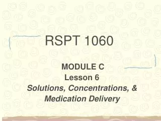 RSPT 1060