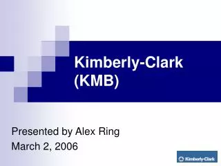 Kimberly-Clark (KMB)