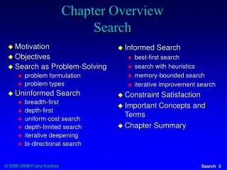 Chapter Overview Search