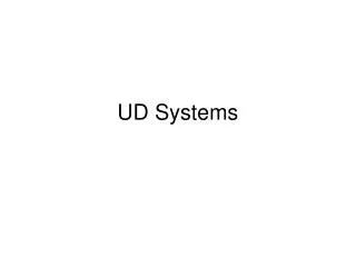 UD Systems