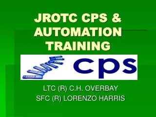 JROTC CPS &amp; AUTOMATION TRAINING