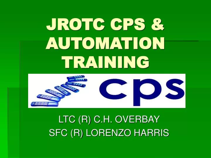 jrotc cps automation training