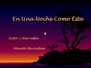 en una noche como sta