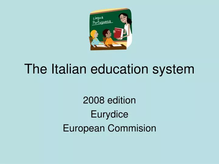 the italian education system