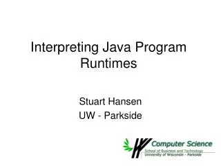 Interpreting Java Program Runtimes