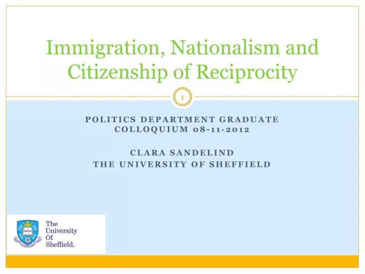 immigration nationalism and citizenship of reciprocity