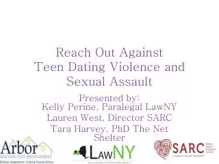 Reach Out Against Teen Dating Violence and Sexual Assault