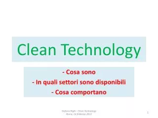 clean technology