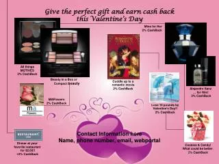 Give the perfect gift and earn cash back this Valentine’s Day