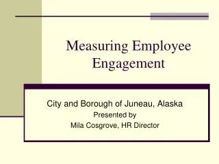Measuring Employee Engagement