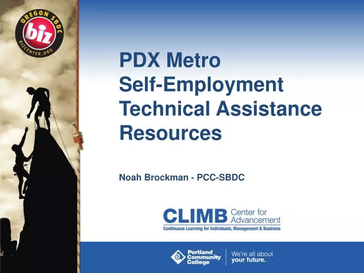pdx metro self employment technical assistance resources