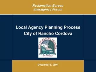 Reclamation Bureau Interagency Forum