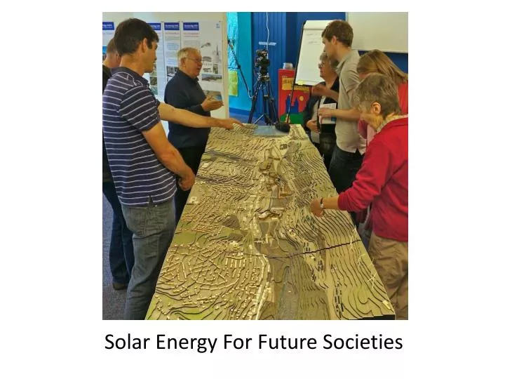 solar energy for future societies