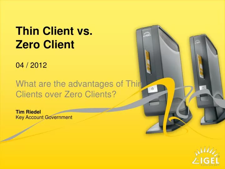 thin client vs zero client