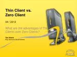 Thin Client vs. Zero Client - slide 1