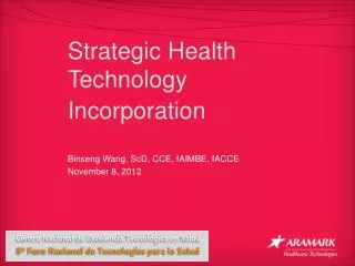 Strategic Health Technology Incorporation