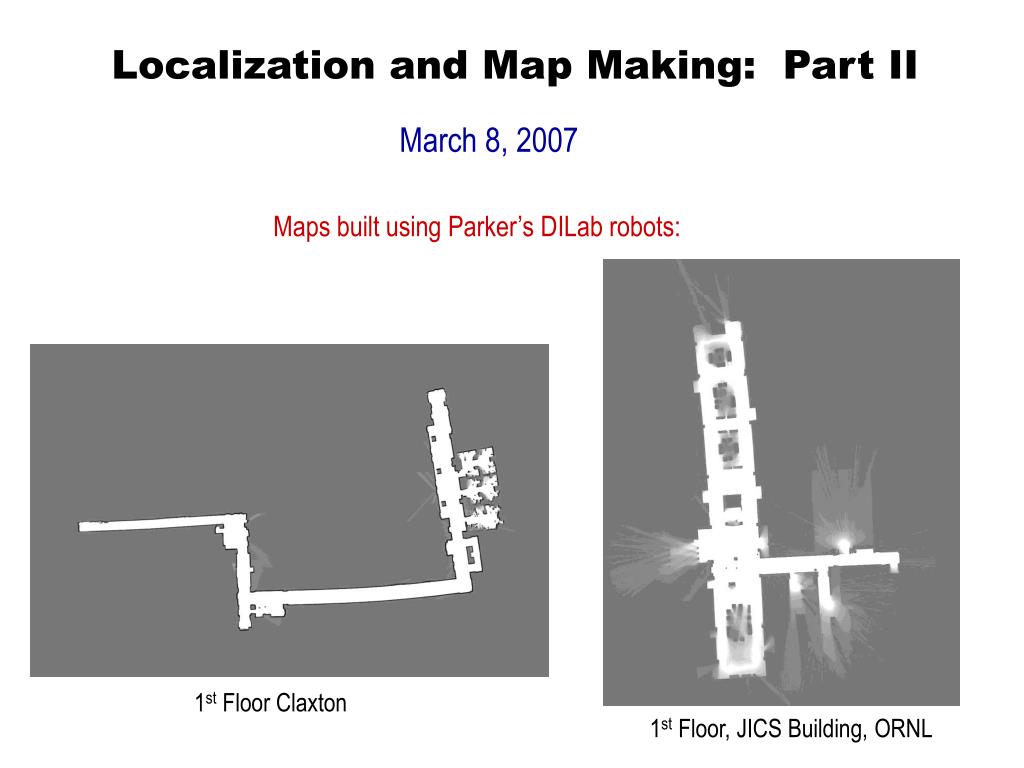 PPT - Localization and Map Making: Part II PowerPoint Presentation ...