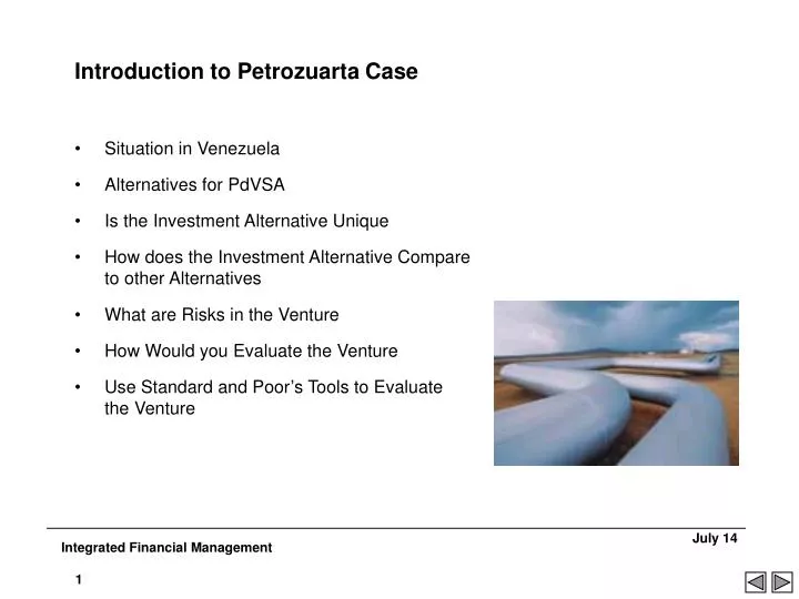 introduction to petrozuarta case