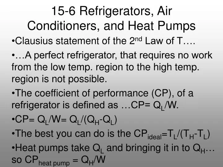 15 6 refrigerators air conditioners and heat pumps