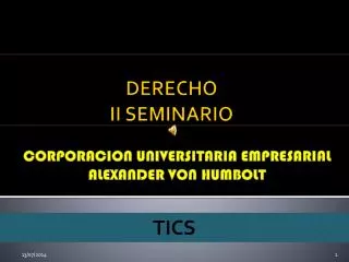 derecho ii seminario
