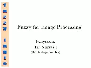 Fuzzy for Image Processing